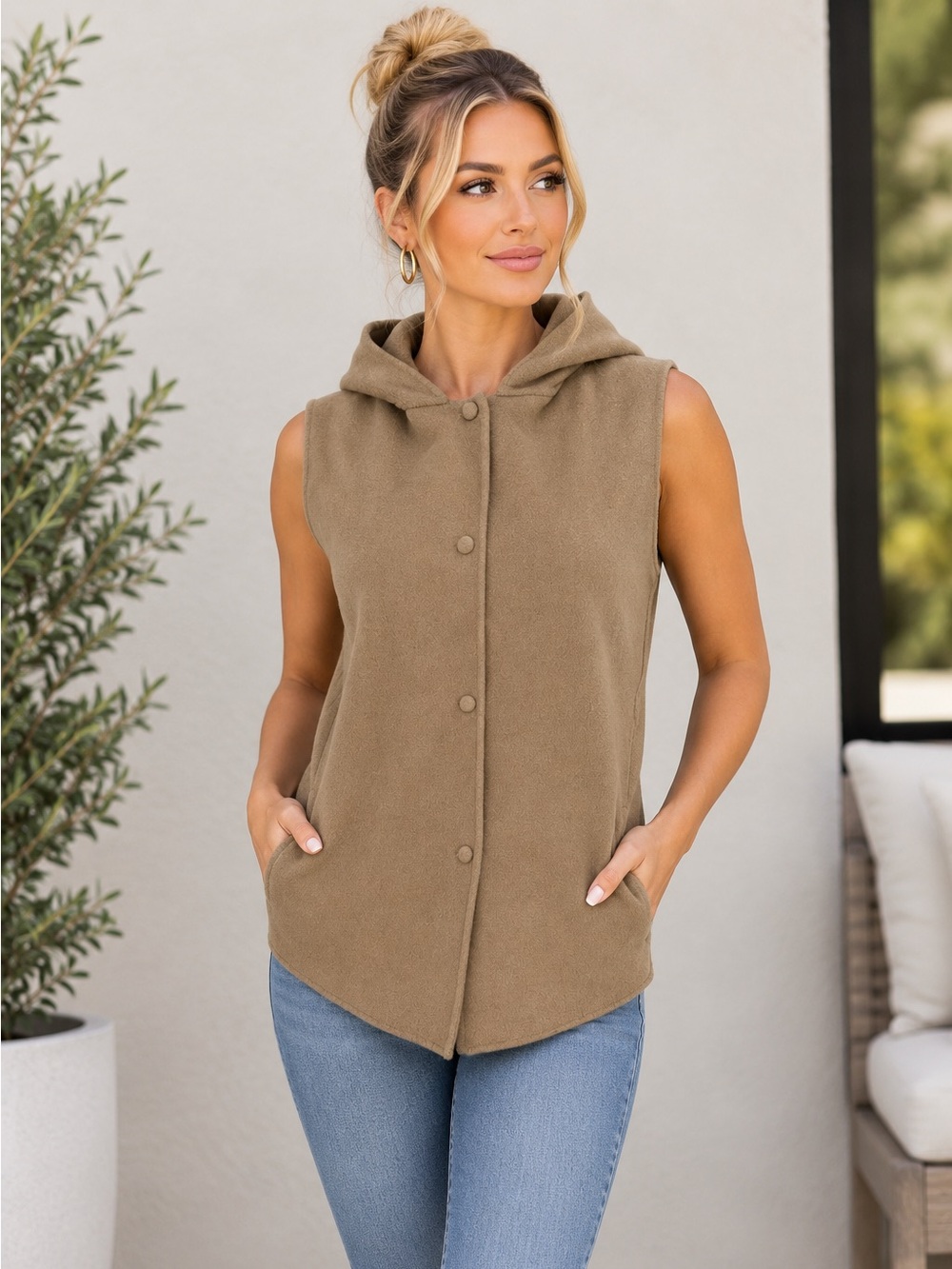 THEORY CLAIRENE VEST DF********SIZE: P